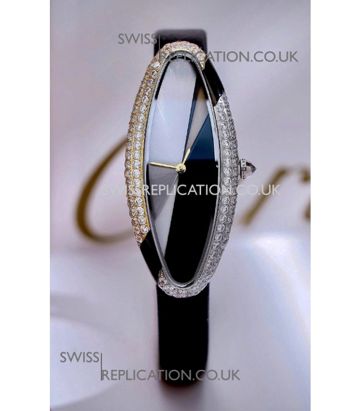 Cartier Baignoire Allongée 21MM Swiss Quartz Watch 