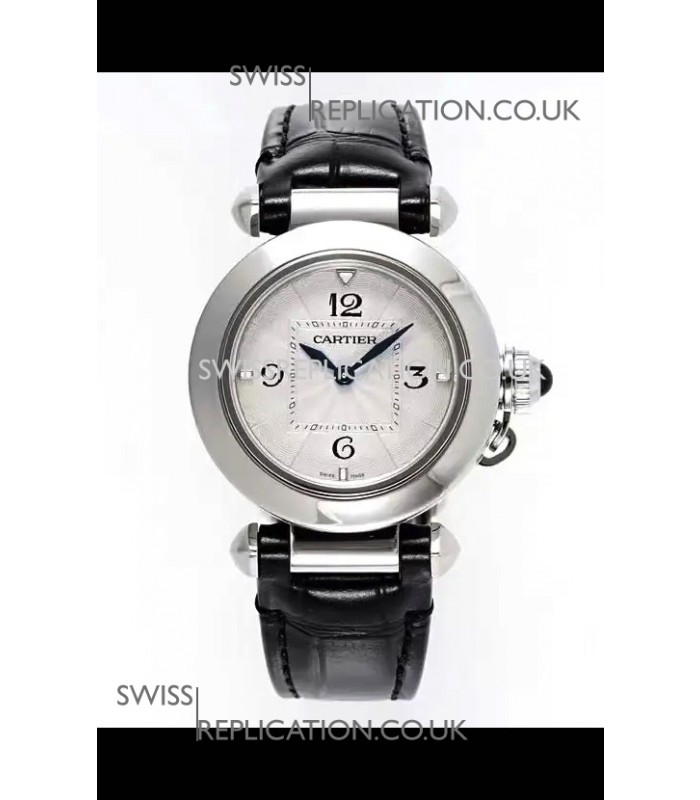 Pasha De Cartier Steel Casing Watch 30MM Super Clone Watch 