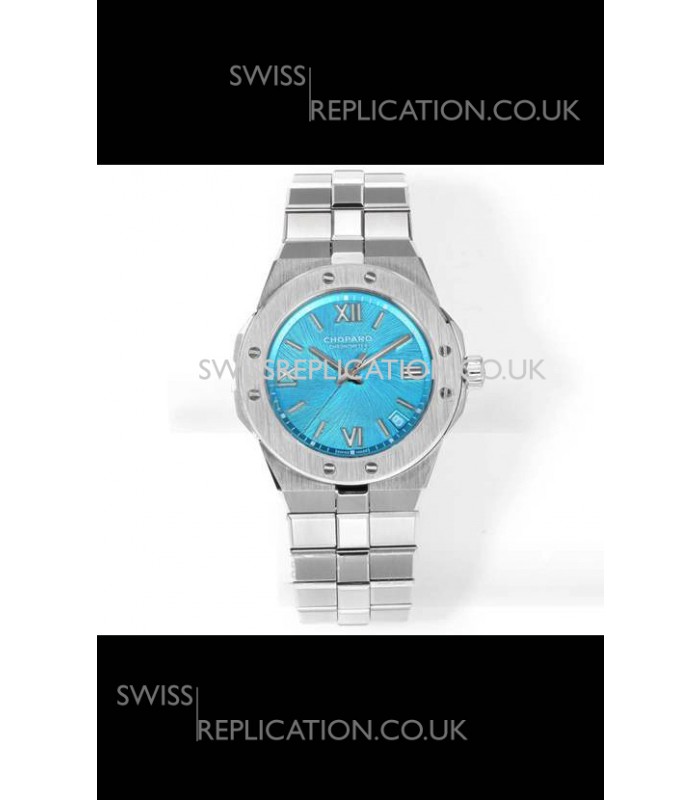 Chopard Alpine Eagle Stainless Steel Blue Dial Super Clone Replica Watch