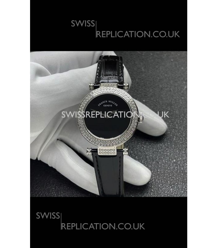 Franck Muller Double Mystery Swiss Quartz Watch in Steel Casing