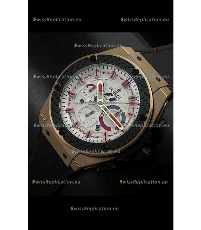 Hublot Big Bang King Power F1 Swiss Watch in Gold Case