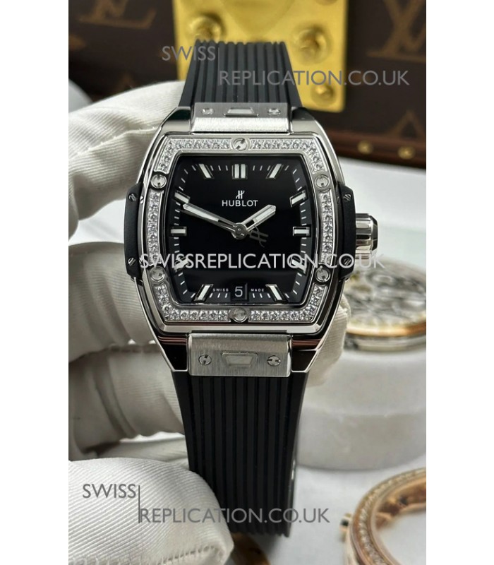 Hublot Spirit of Big Bang Steel Case Black Dial 39MM Super Clone Watch 
