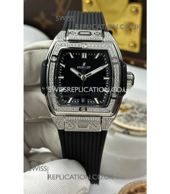 Hublot Spirit of Big Bang Steel Case Black Dial 39MM Super Clone Watch 