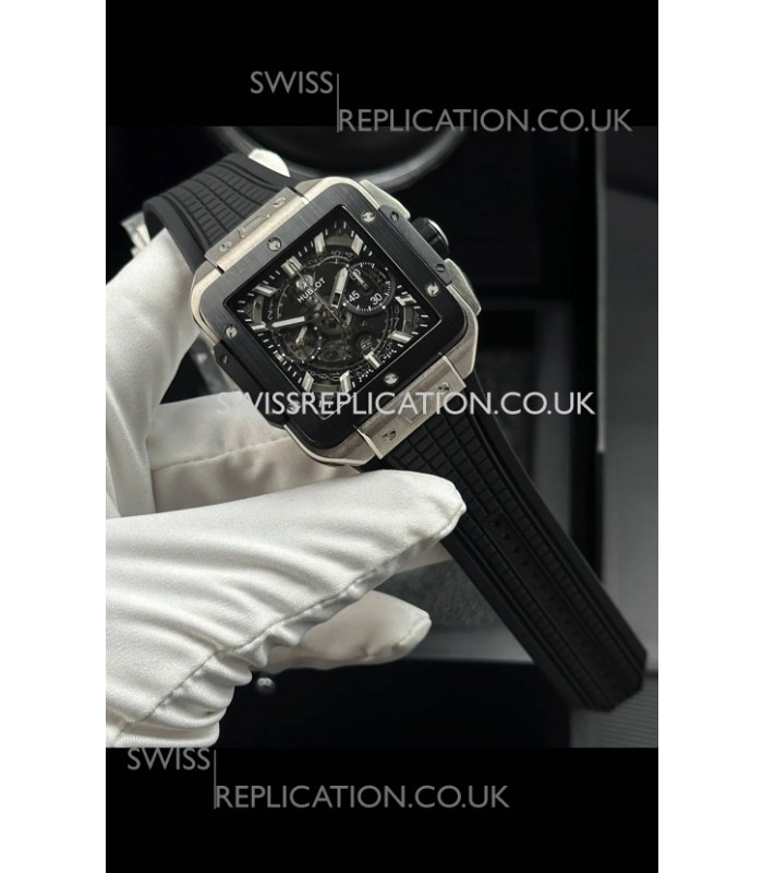 Hublot Square Bang Unico Titanium Case Super Clone Watch 