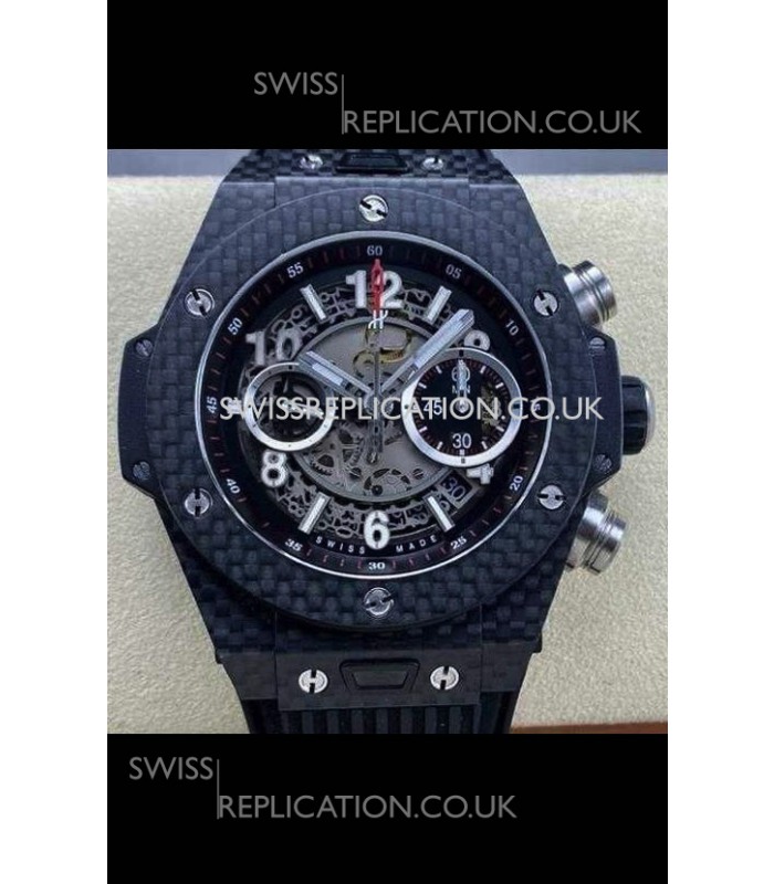 Hublot Big Bang Unico Carbon Fiber Watch 45MM Super Clone Watch 