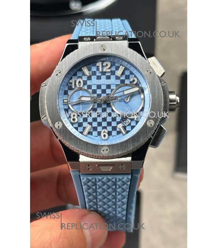 Hublot Big Bang Original Titanium Coal Blue 43MM Super Clone Watch 