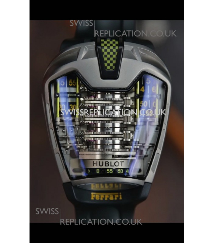 Hublot MP-05 La Ferrari Titanium Casing Hyper Clone Watch 