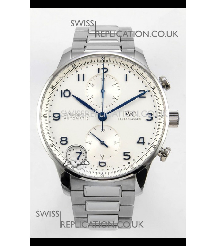 IWC Portuguese Chronograph White Dial Super Clone Watch 