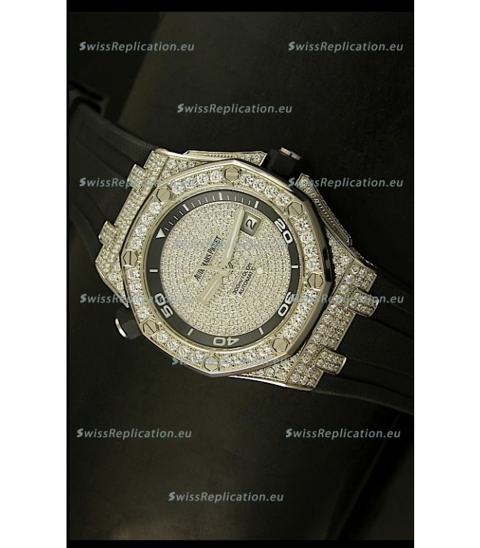 Audemars Piguet Royal Oak Offshore Diver Watch - Iced out Edition
