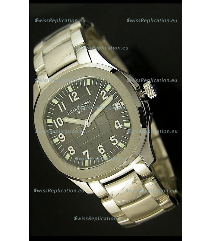 Patek Philippe 5167 Aquanaut Jumbo Swiss Replica Watch - 1:1 Mirror Replica Grey Dial