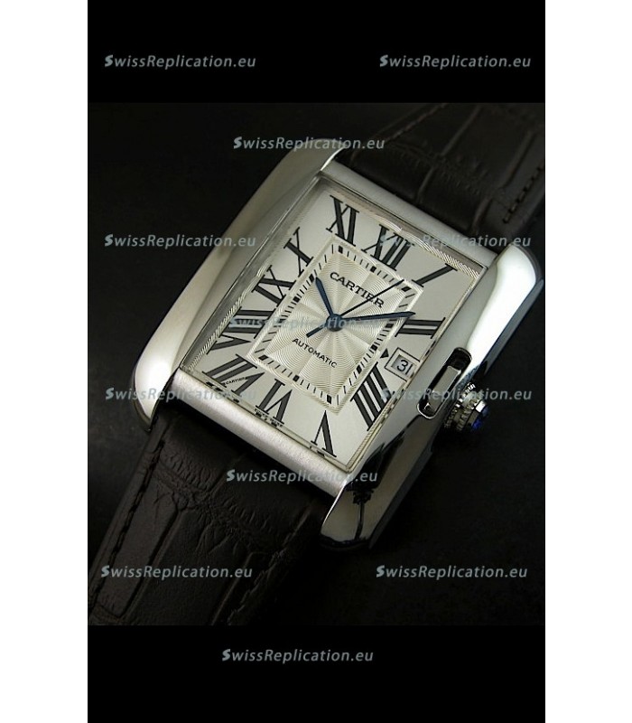 Cartier Tank Swiss Replica Watch 1:1 Mirror Replica Watch - Steel Casing