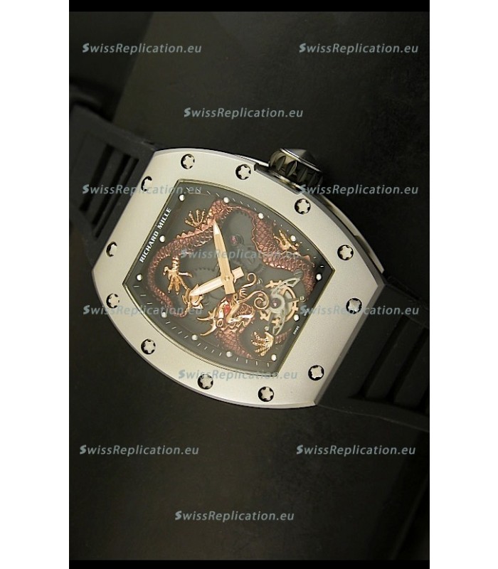 Richard Mille RM057 Tourbillon Jackie Chan Swiss Replica Watch in Titanium Case