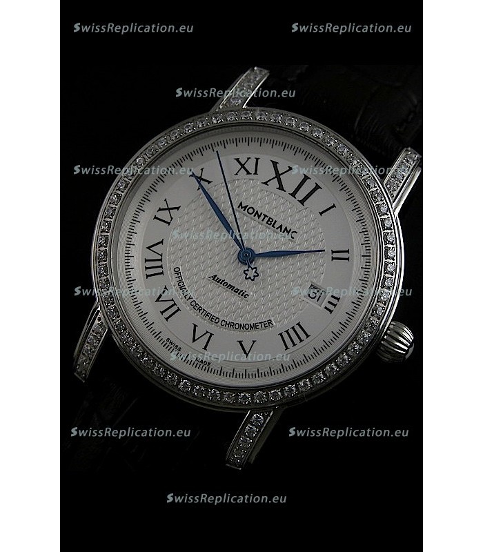 Mont Blanc Swiss Automatic Watch in Stainless Steel