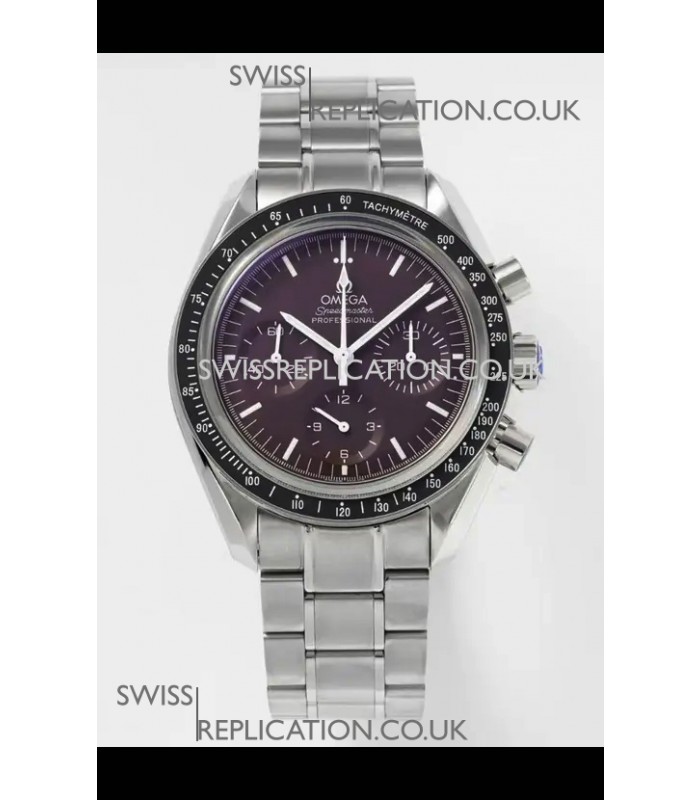 Omega Speedmaster Moonwatch Burgundy Dial 42MM Super Clone Watch