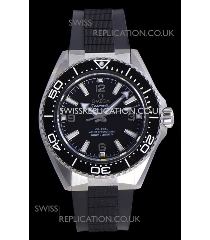 Omega Seamaster Planet Ocean Black Bezel Rubber Strap 42MM Super Clone Watch 