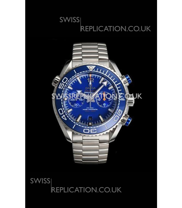 Omega Speedmaster Planet Ocean Blue Dial Super Clone Watch 