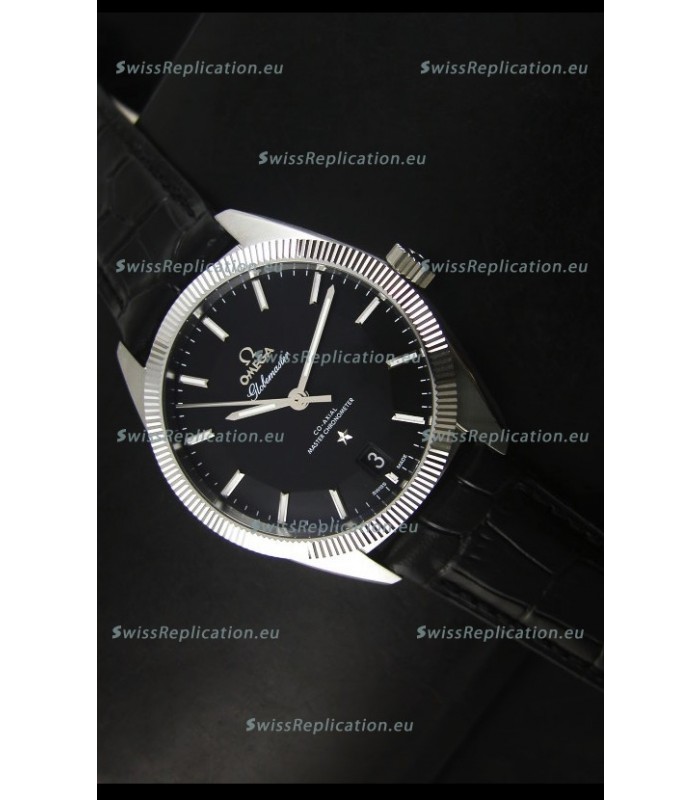 Omega Globemaster Co-Axial Swiss Black Dial Stainless Steel - 1:1 Mirror Replica Watch