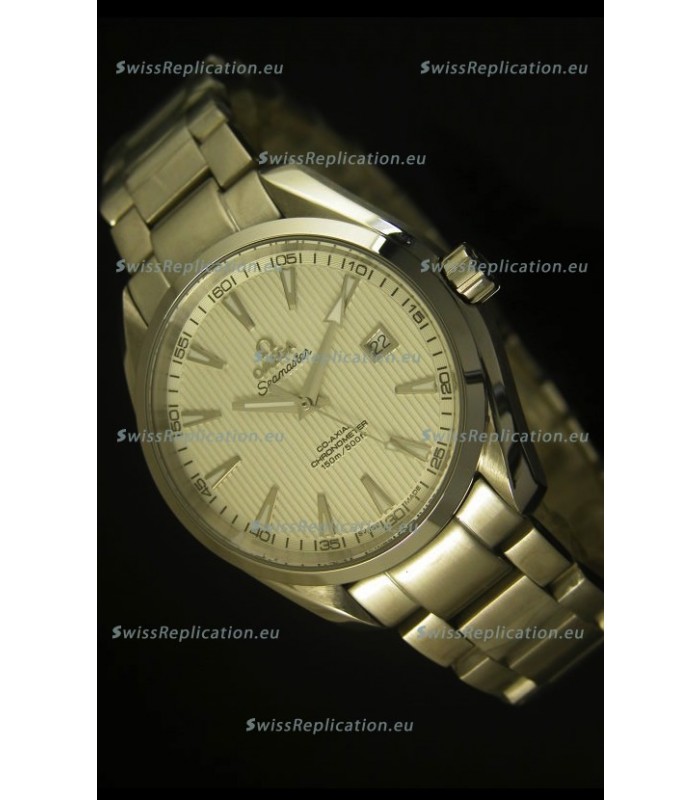 Omega Seamaster Aqua Terra Co-Axial Swiss Watch White Dial