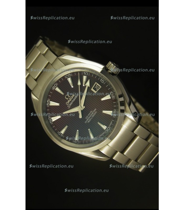 Omega Seamaster Aqua Terra Co-Axial Swiss Watch Black Dial