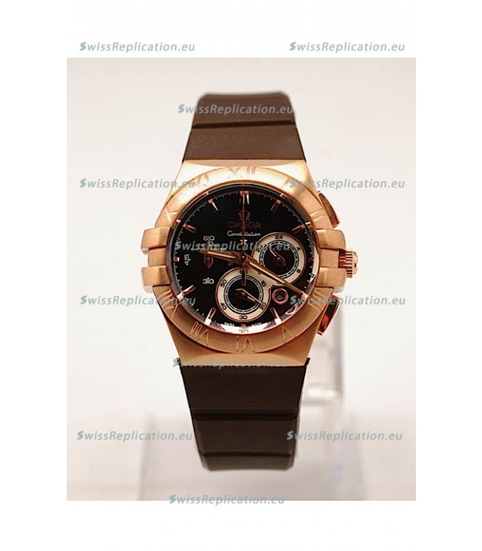 Omega Constellation Ladies Chronograph Replica Watch - 35MM