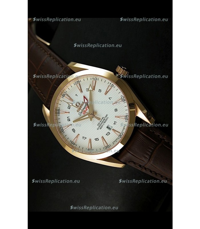 Omega Seamaster Aquaterra Annual Calender GMT Swiss Replica Watch
