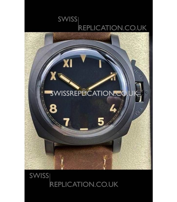 Panerai Luminor PAM00629 1950 3 Days Titanio DLC Coated Super Clone Watch 