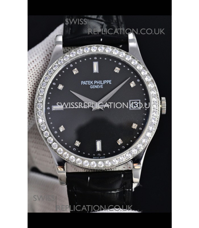 Patek Philippe Calatrava 5298 Round Diamonds Super Clone Watch 