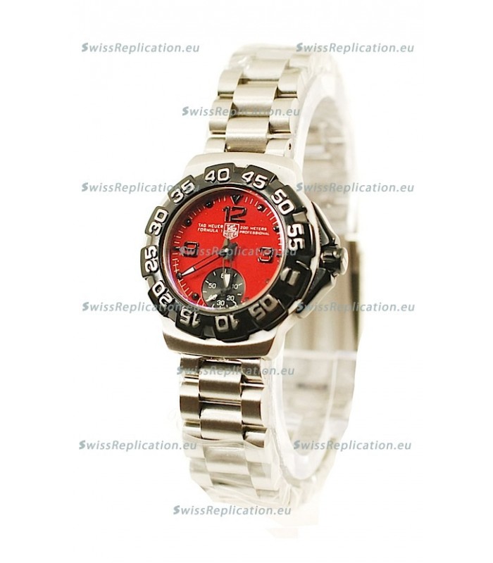 Tag Heuer Professional Formula 1 Japanese Replica Watch in Red Dial