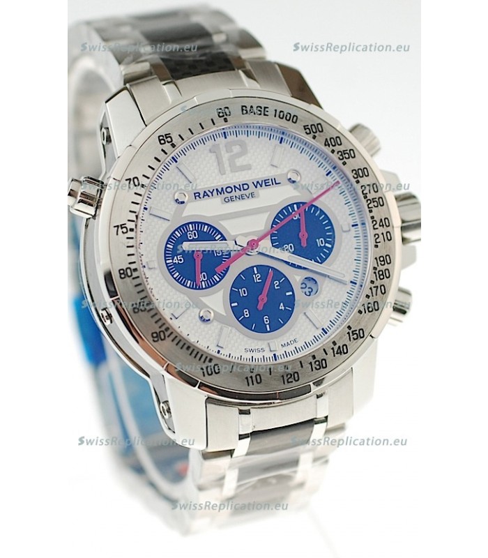 Raymond Weil Nabucco Exceptional Architectural Power Swiss Replica Watch in White Dial