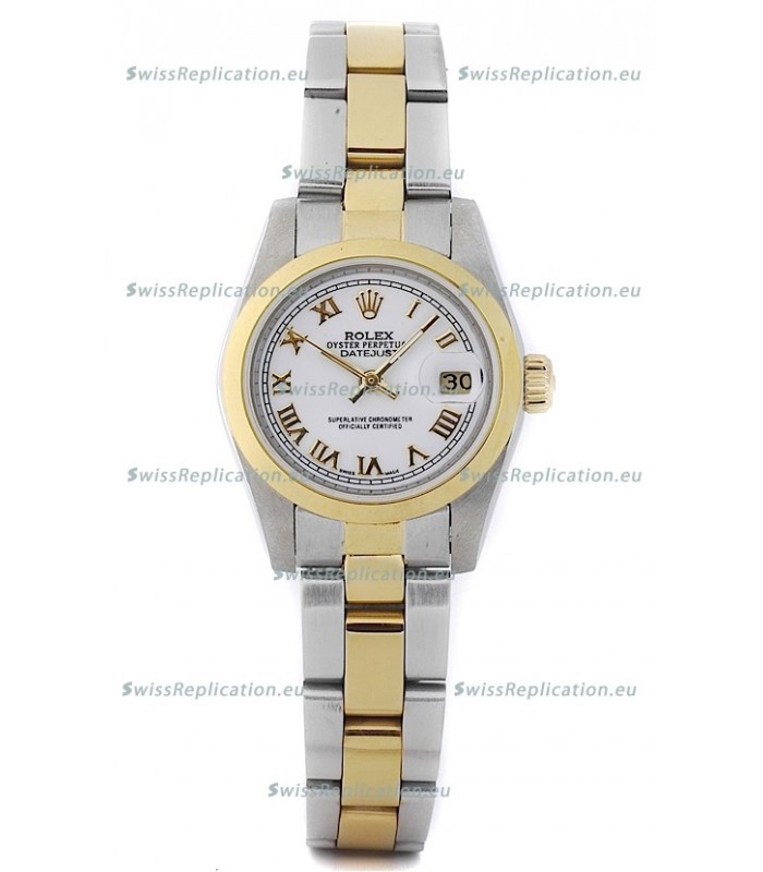 Rolex DateJust Two Tone Lady's Replica Watch