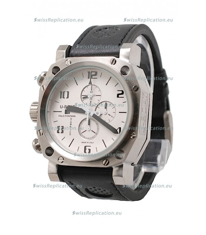 U-Boat Thousand of Feet Japanese Replica Watch in White Dial