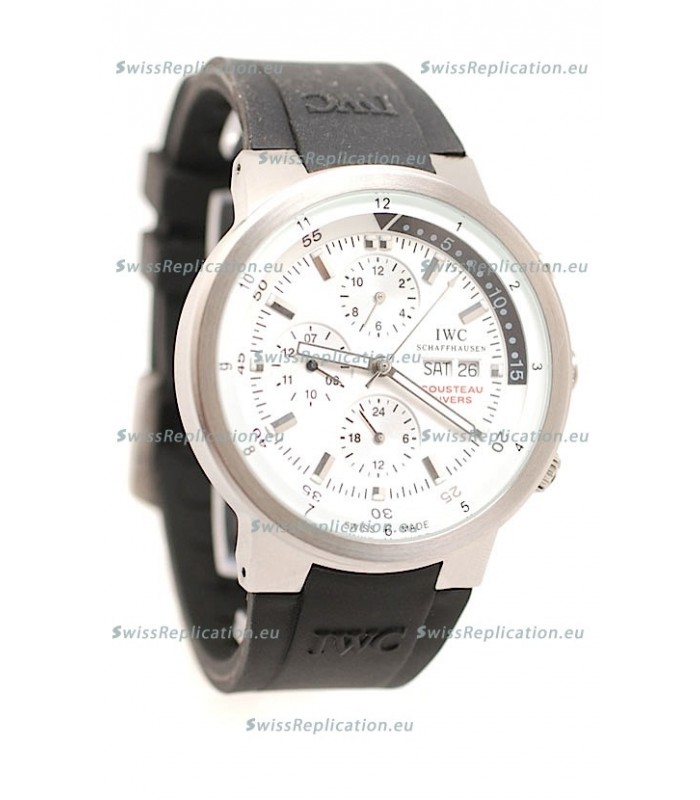 IWC Aquatimer Japanese Replica Watch in White Dial