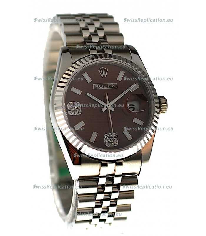 Rolex Datejust Silver Replica Watch