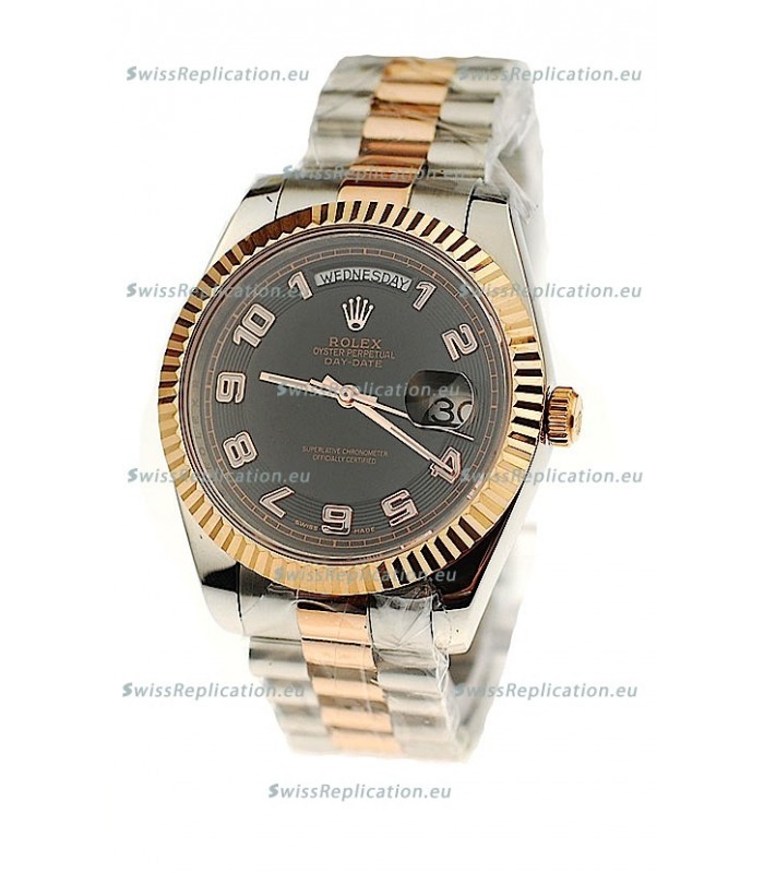 Rolex Day Date Two Tone Swiss Replica Watch