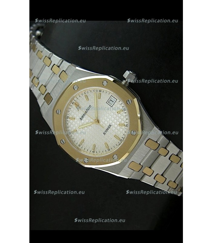 Audemars Piguet Royal Oak Swiss Watch Two Tone Gold/Steel Plating - MIRROR REPLICA