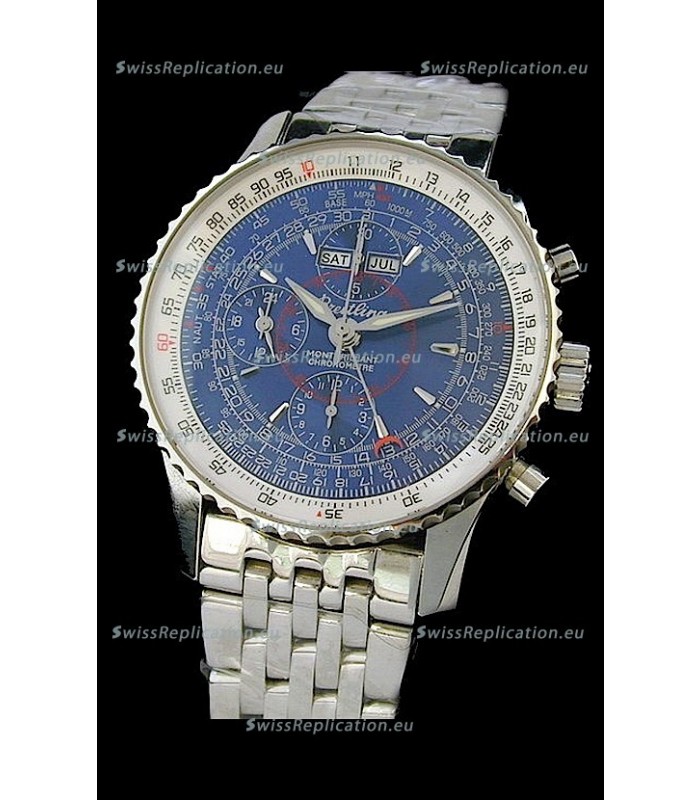 Breitling Navitimer World Swiss Replica Watch in Blue Dial
