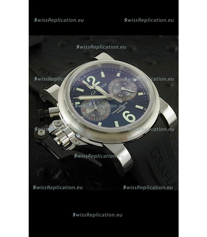 Graham Chronofighter Oversize Swiss Replica Watch in Black Dial