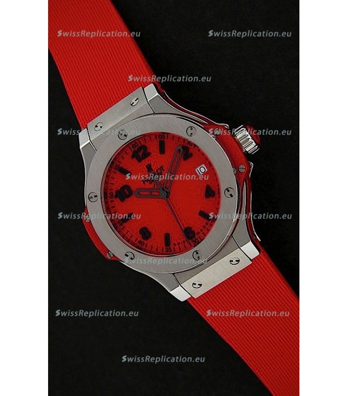Hublot Big Bang King Swiss Quartz Watch in Red 