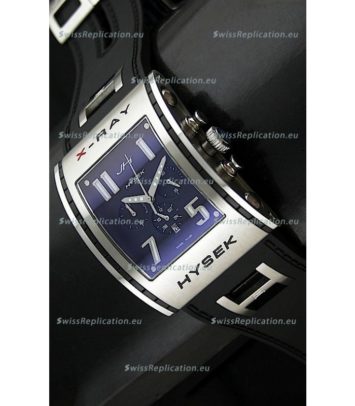 Jorg Hysek X- Ray Japanese Replica Watch in Blue Dial