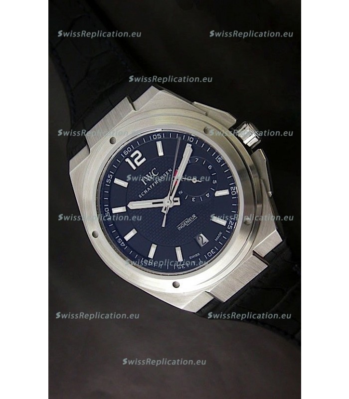 IWC Ingenieur Power Reserve Swiss Watch in Black