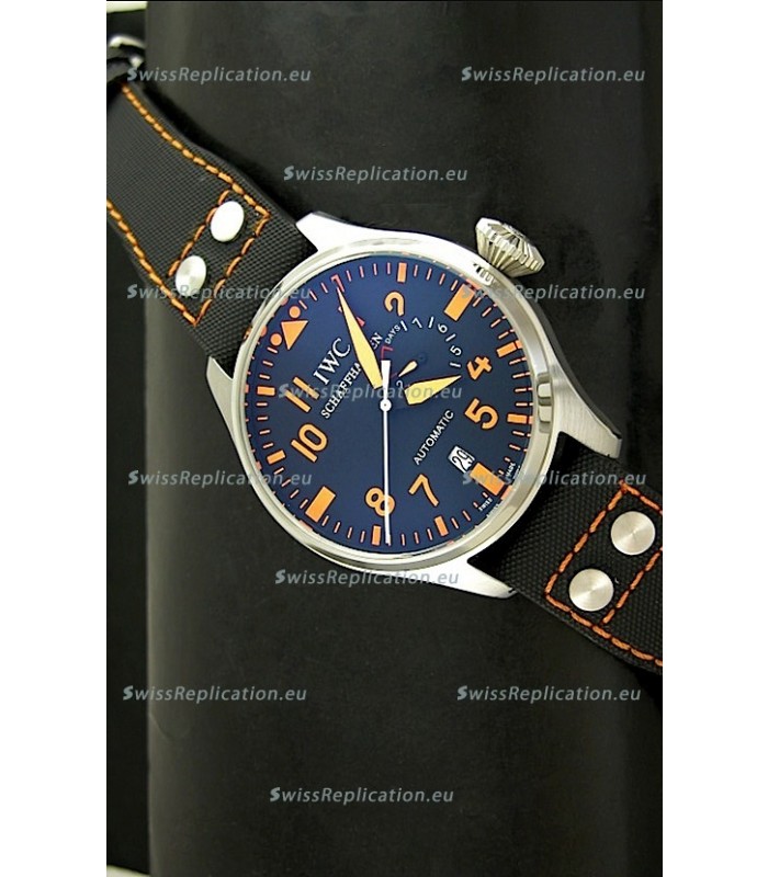 IWC Big Pilot Swiss Replica Watch in Black Dial
