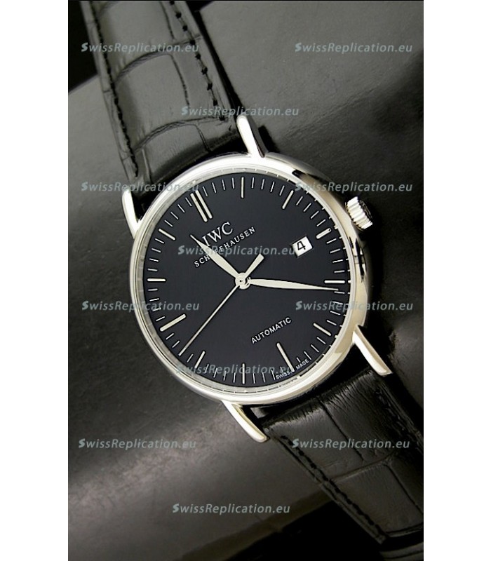 IWC Portofino Swiss Replica Watch in Black