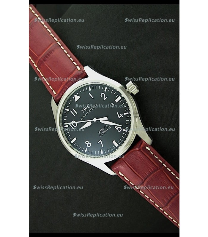 IWC Fliegeruhr International Watch Co. Swiss Automatic Replica Watch in Red Strap