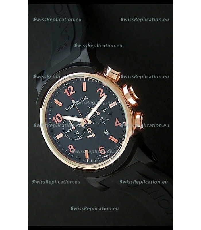 Montblanc Timewalker Chrono Watch in Rose Gold Casing