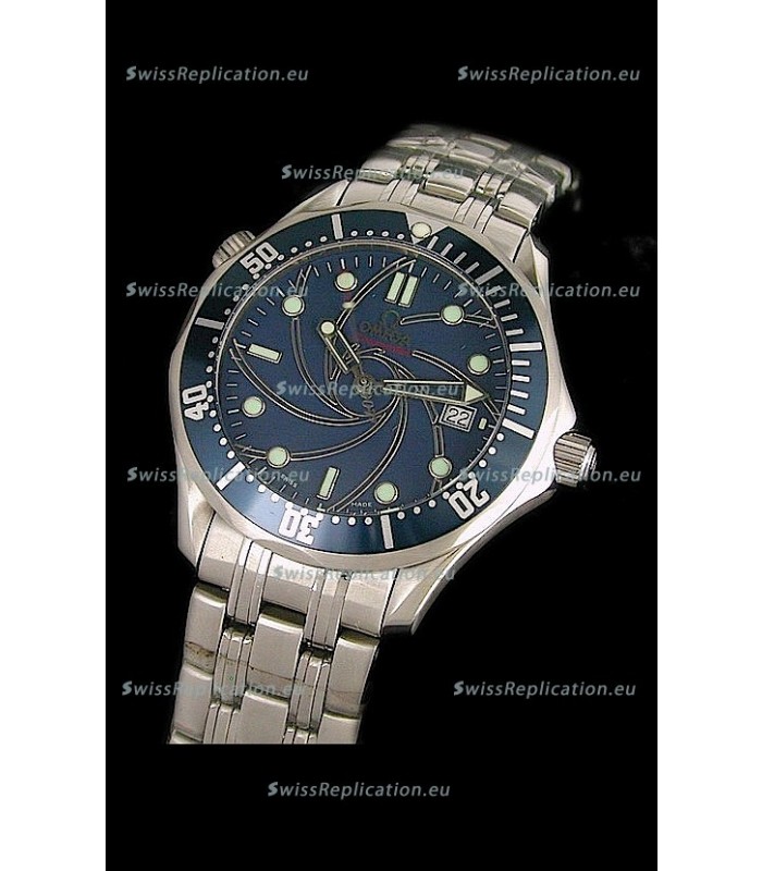 Omega Seamaster 007 Swiss Watch in Blue Dial