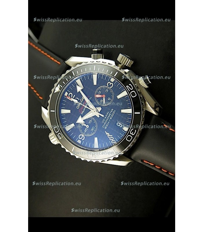 Omega Seamaster The Planet Ocean Japanese Replica Watch in Black
