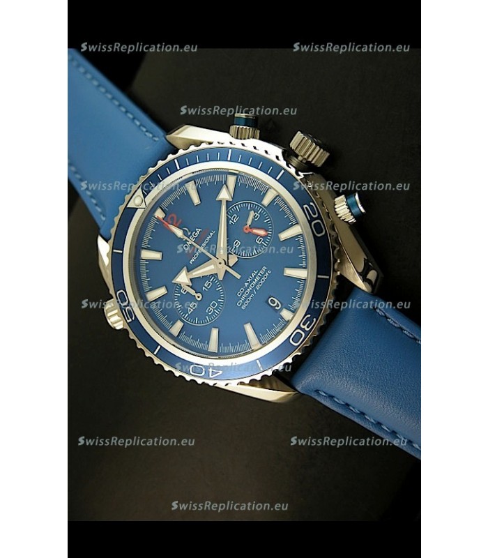 Omega Seamaster The Planet Ocean Japanese Replica Watch in Blue