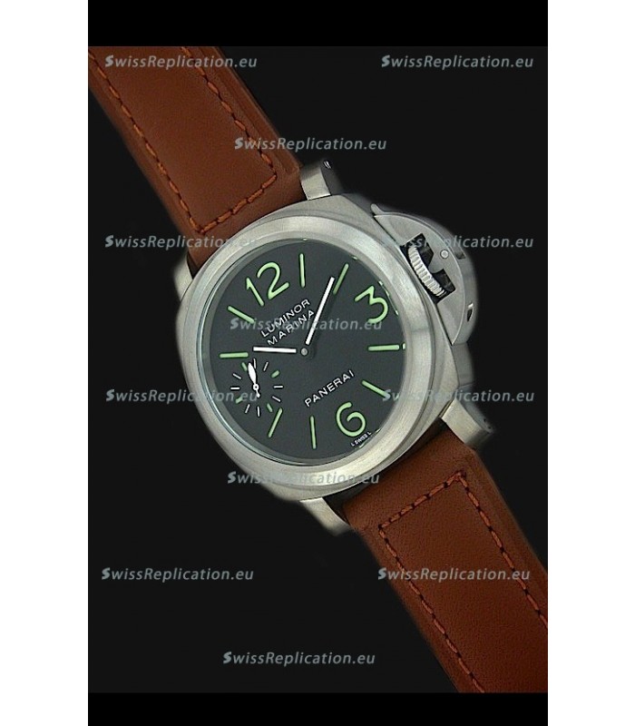 Panerai luminor marina Titanium Casing Swiss Watch