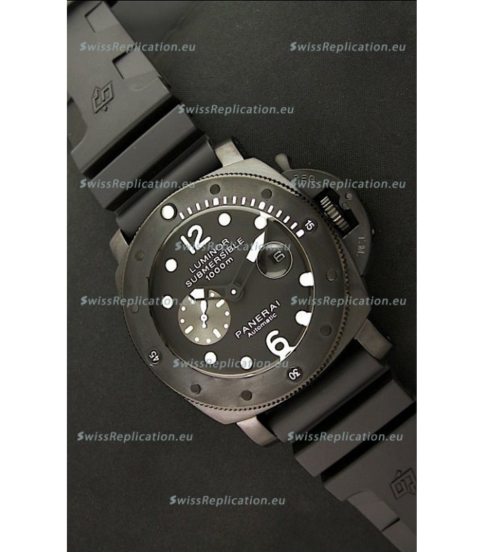 Panerai Luminor Submersible 1000M Japanese Automatic Watch in PVD Coating
