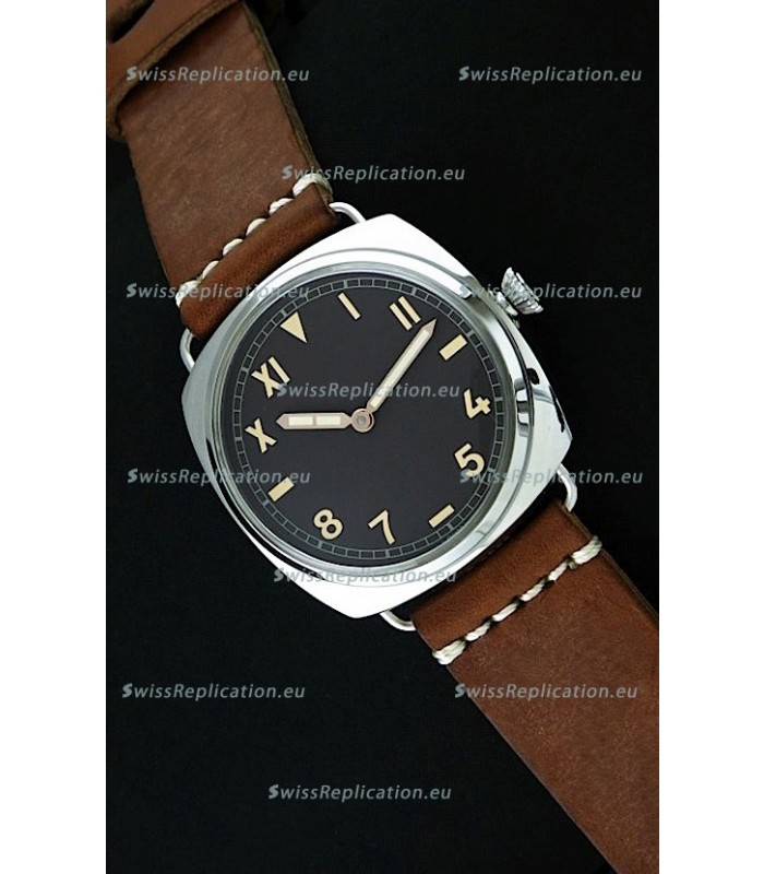 Panerai Radiomir California Vintage Homage Watch in Black Dial